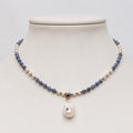 Azure Pearl Necklace