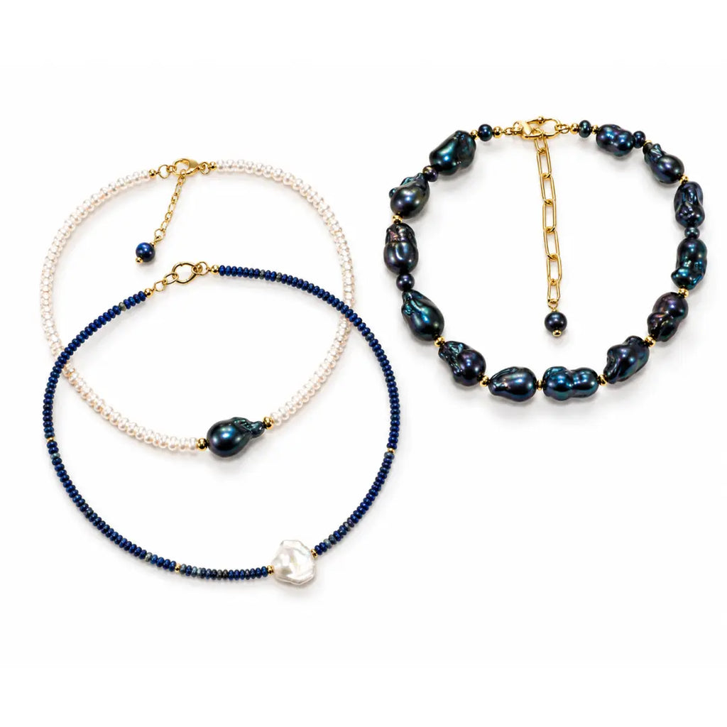 Midnight Pearl Necklace
