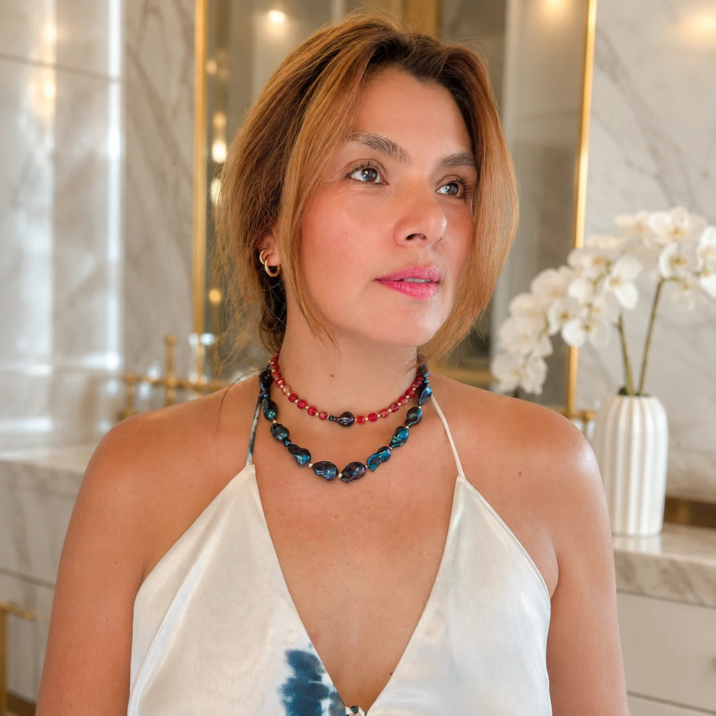 Mykonos Pearl Necklace
