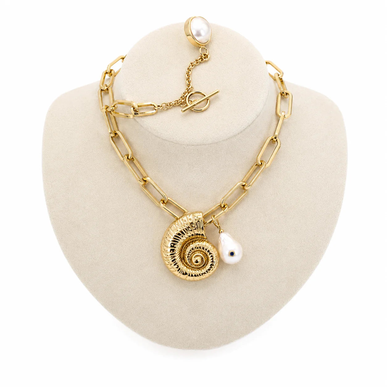 Collar Nautilus Doré
