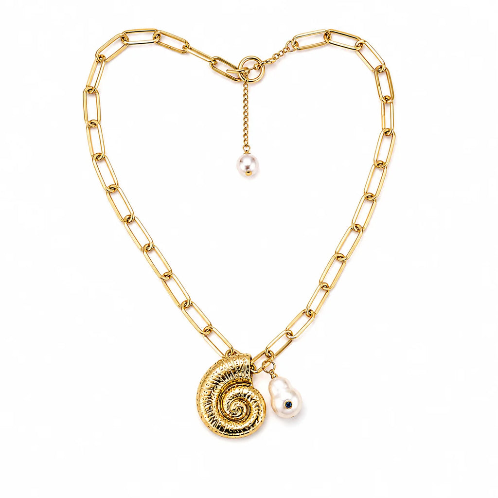 Collar Nautilus Doré
