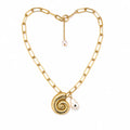 Collar Nautilus Doré