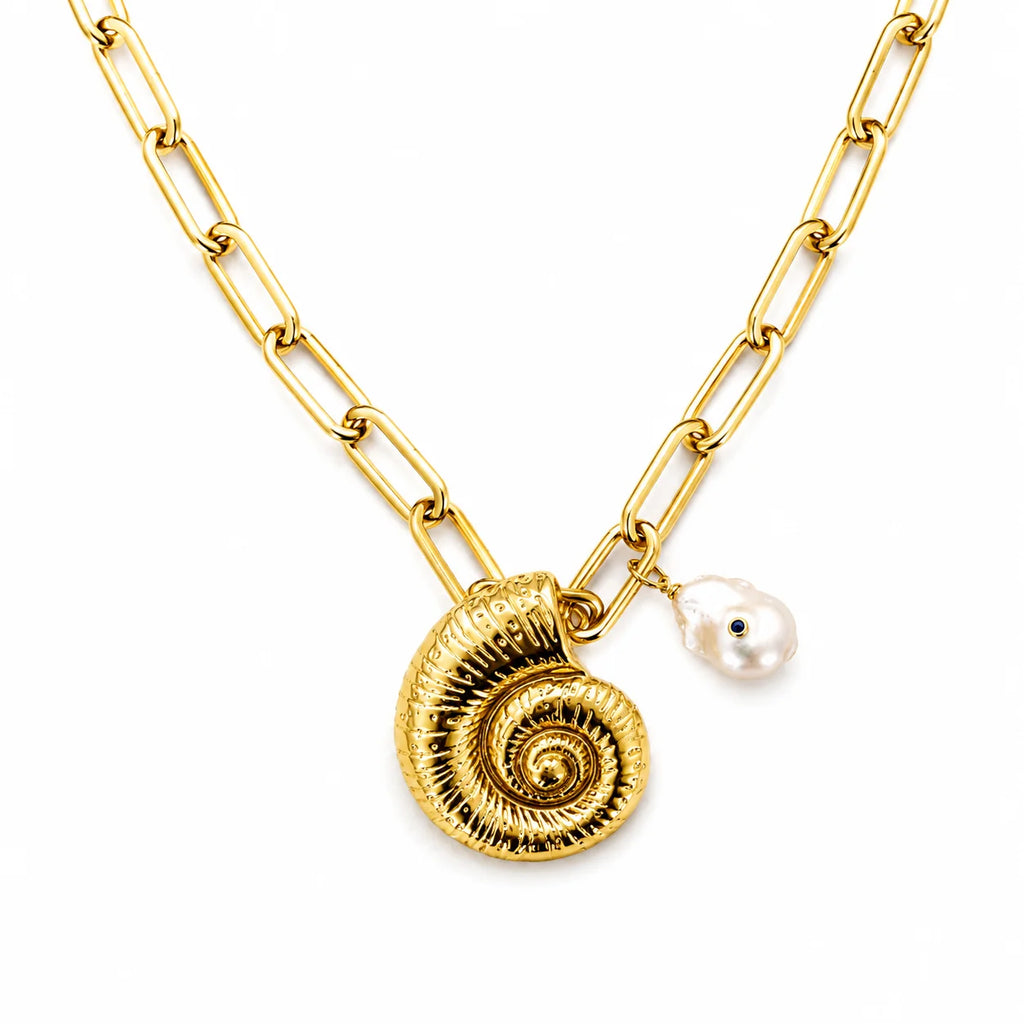Collar Nautilus Doré