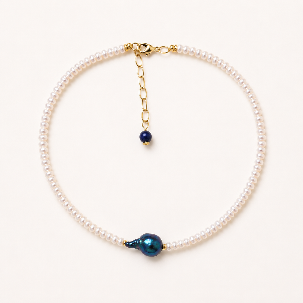 Midnight Pearl Necklace