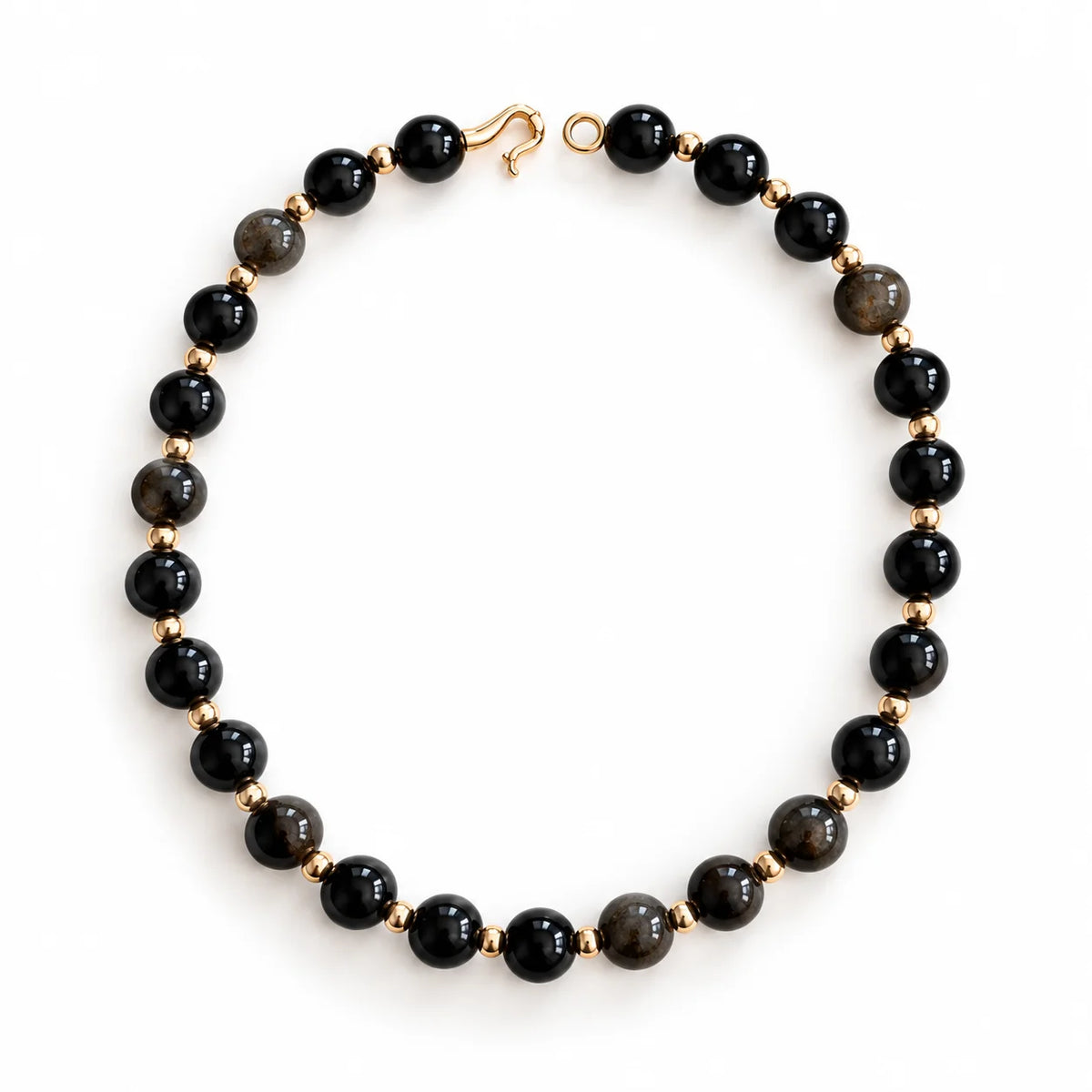 OBSIDIAN ELEGANCE NECKLACE