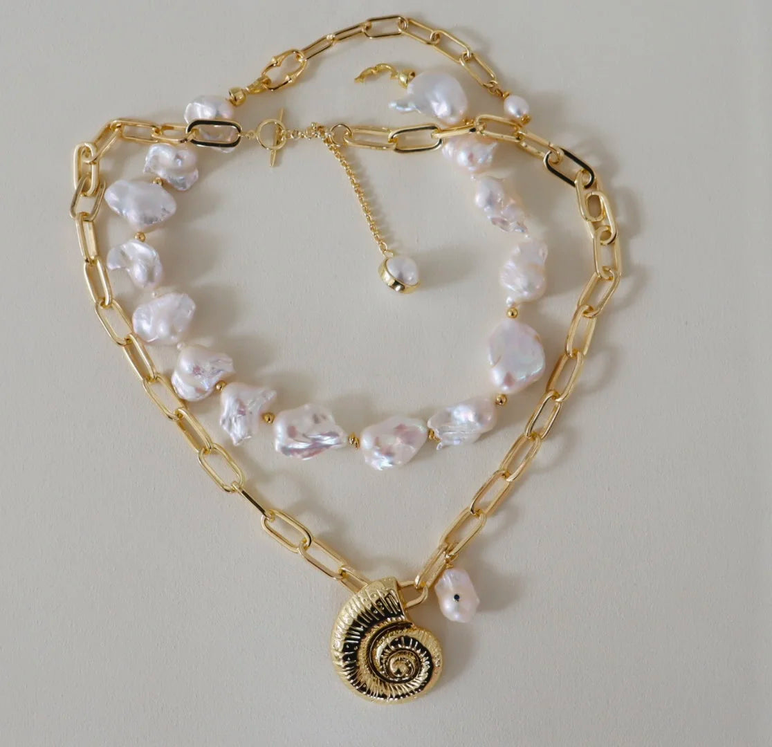 Collar Nautilus Doré