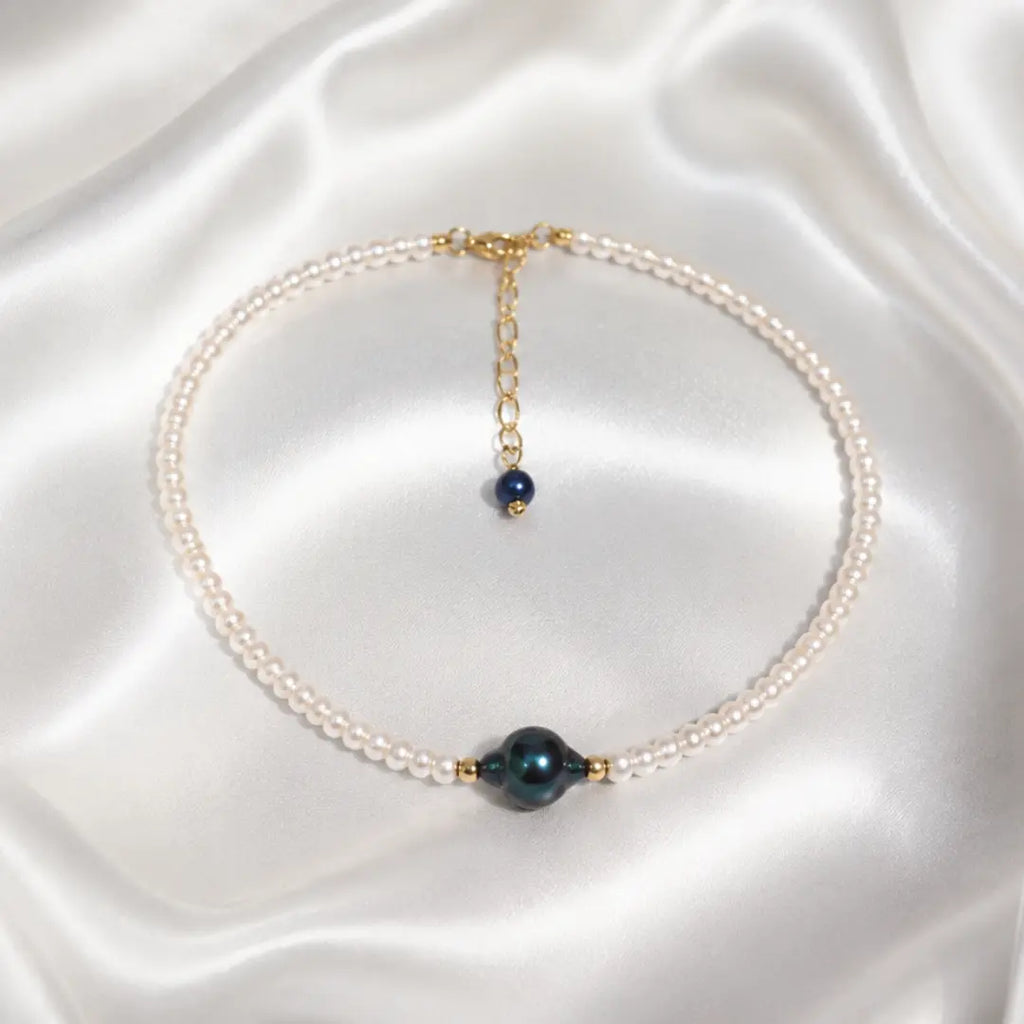 Midnight Pearl Necklace